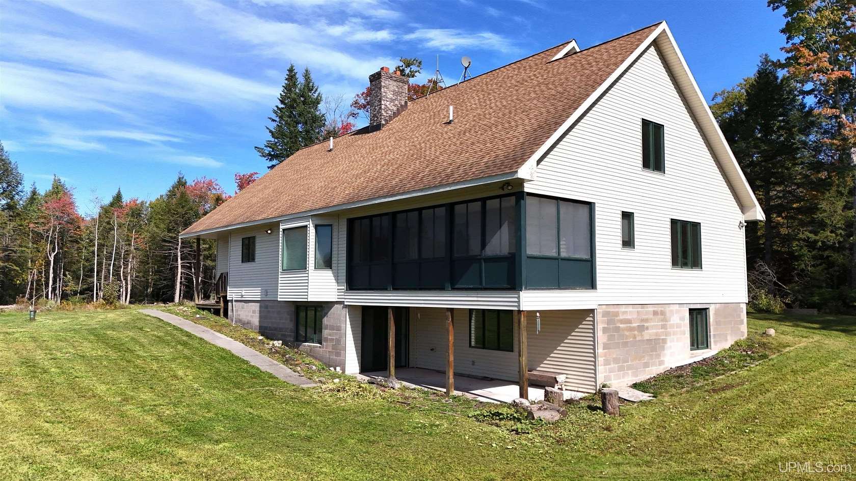 33.3 Acres of Land with Home for Sale in Twin Lakes, Michigan