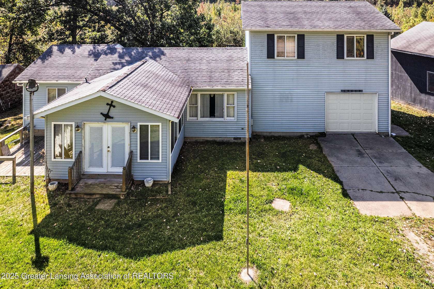 28 Acres of Land with Home for Sale in Rodney, Michigan