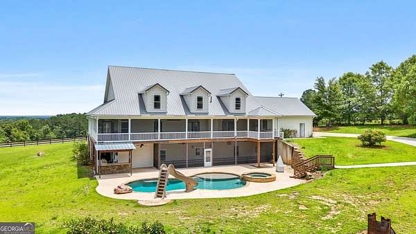 182 Acres of Land with Home for Sale in Thomaston, Georgia