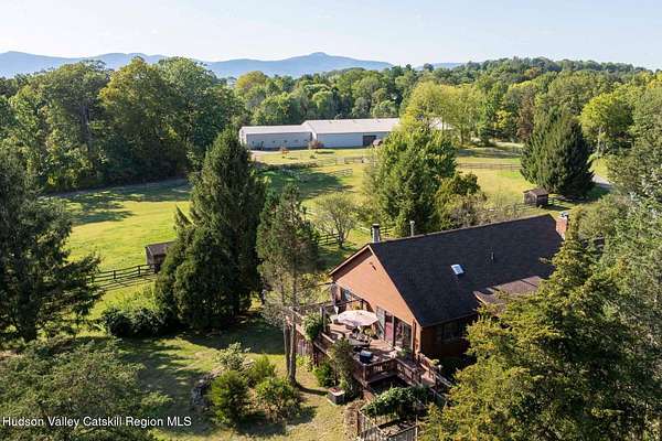 31.2 Acres of Agricultural Land with Home for Sale in Germantown, New York