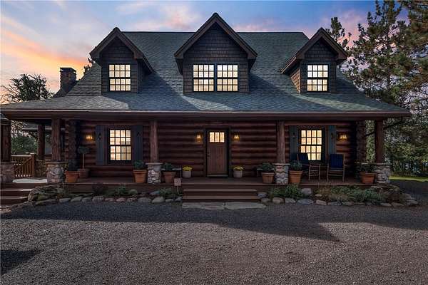 7 Acres of Residential Land with Home for Sale in Minong, Wisconsin