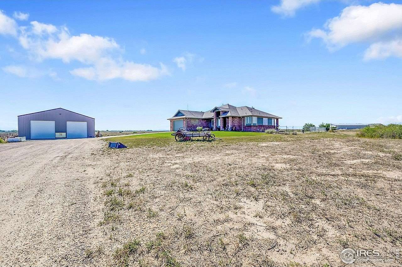 21.5 Acres of Land with Home for Sale in Hudson, Colorado