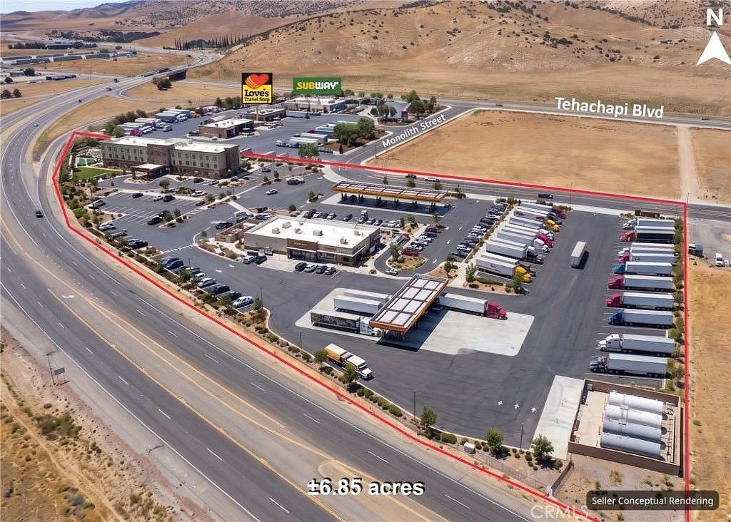 6.85 Acres of Commercial Land for Sale in Tehachapi, California