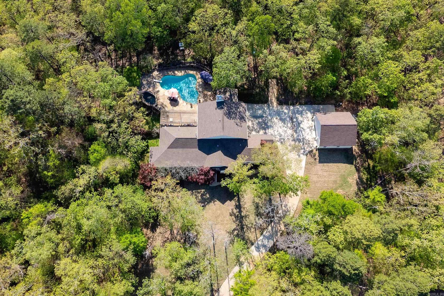 2 Acres of Residential Land with Home for Sale in Roland, Arkansas