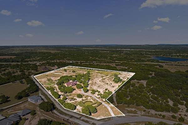 10.4 Acres of Land with Home for Sale in Lampasas, Texas