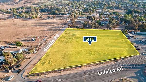 3.26 Acres of Commercial Land for Sale in Perris, California
