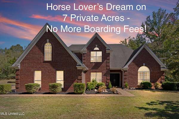 7.1 Acres of Land with Home for Sale in Olive Branch, Mississippi