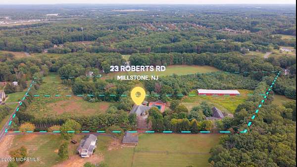 16 Acres of Land with Home for Sale in Millstone Township, New Jersey