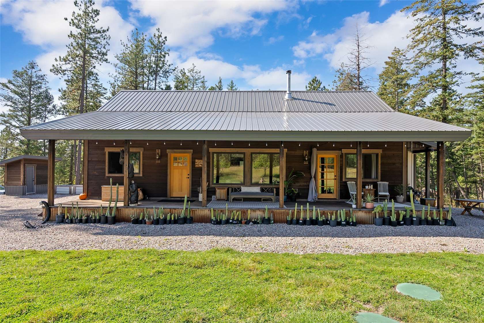 10.7 Acres of Land with Home for Sale in Bigfork, Montana