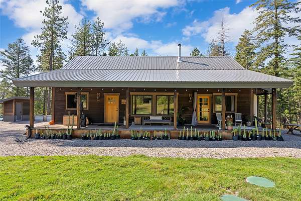 10.7 Acres of Land with Home for Sale in Bigfork, Montana