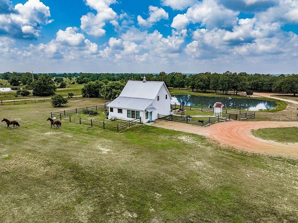12.5 Acres of Land with Home for Sale in Round Top, Texas