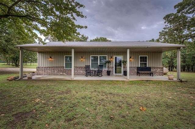 10 Acres of Residential Land with Home for Sale in Skiatook, Oklahoma