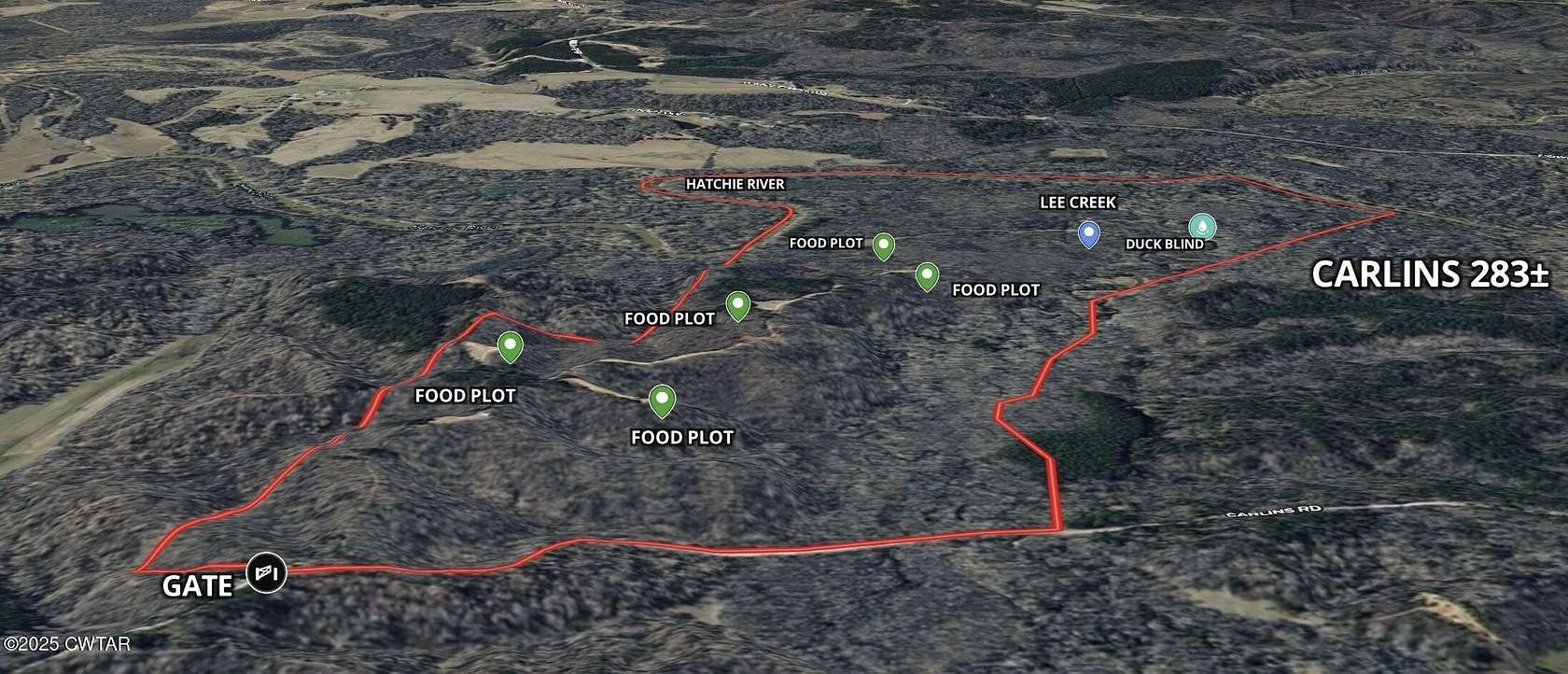 284 Acres of Recreational Land for Sale in Hornsby, Tennessee