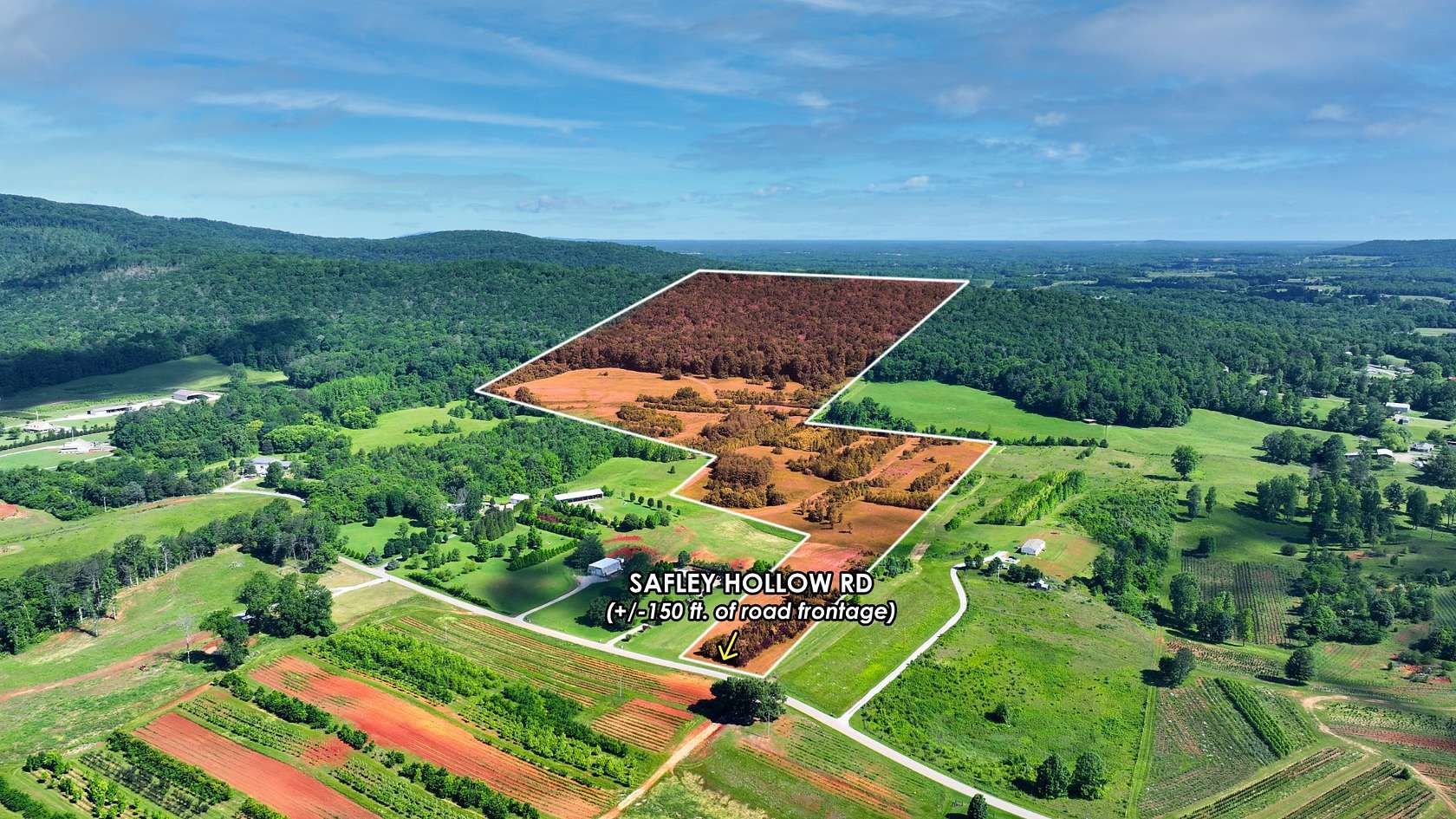 68.9 Acres of Recreational Land for Sale in McMinnville, Tennessee