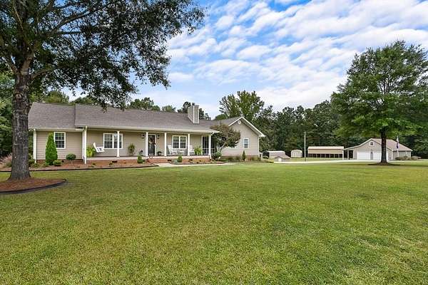 7.36 Acres of Residential Land with Home for Sale in Greenwood, South Carolina