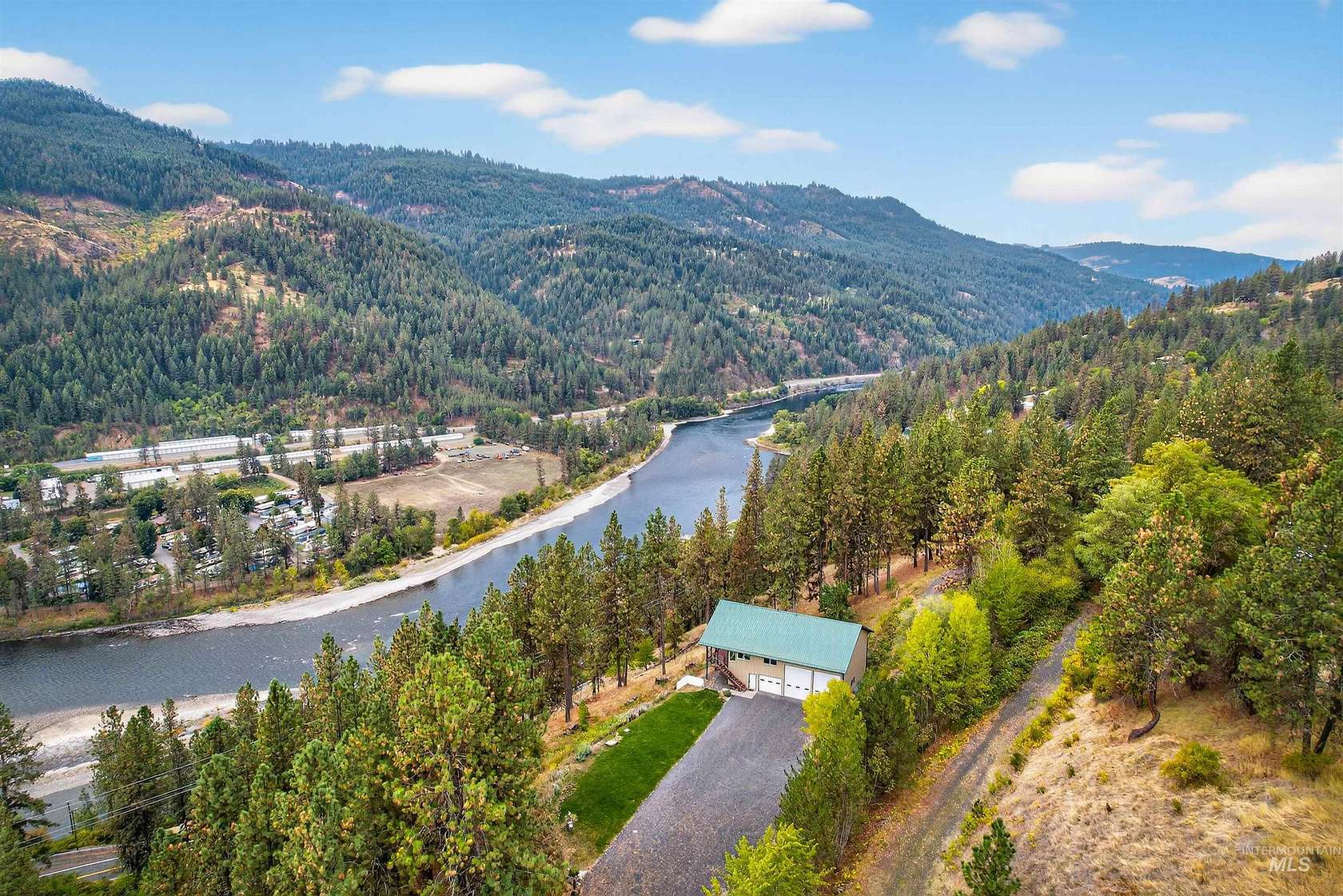 11.6 Acres of Recreational Land with Home for Sale in Ahsahka, Idaho