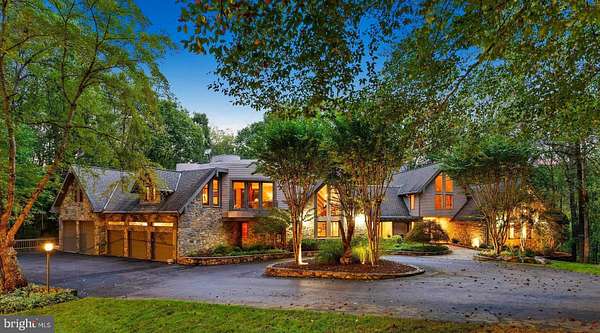 6 Acres of Residential Land with Home for Sale in Great Falls, Virginia