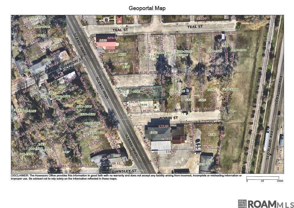 0.08 Acres of Commercial Land for Sale in Baton Rouge, Louisiana