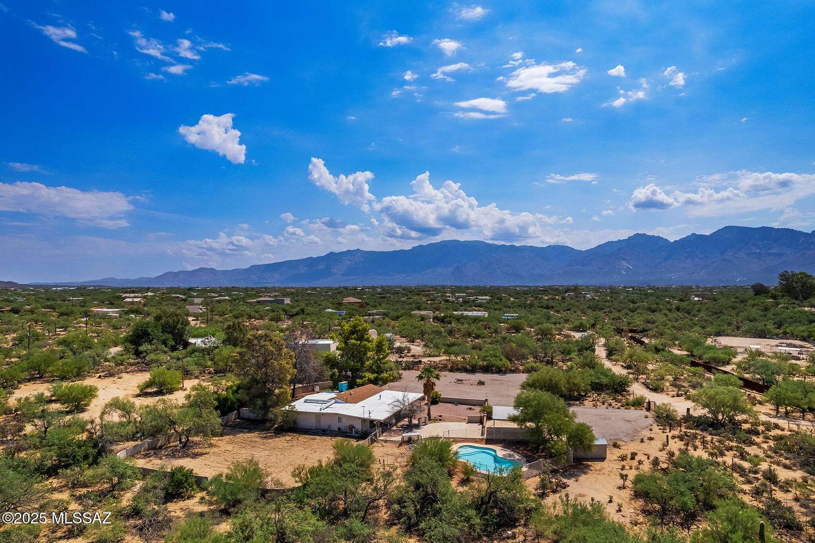 3.6 Acres of Residential Land with Home for Sale in Tucson, Arizona