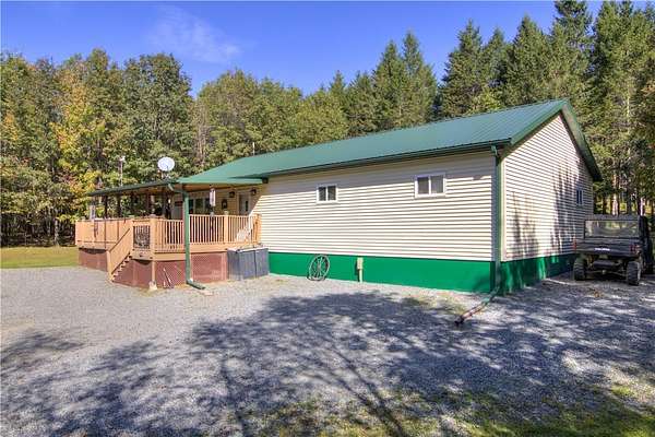 20 Acres of Recreational Land with Home for Sale in Neillsville, Wisconsin