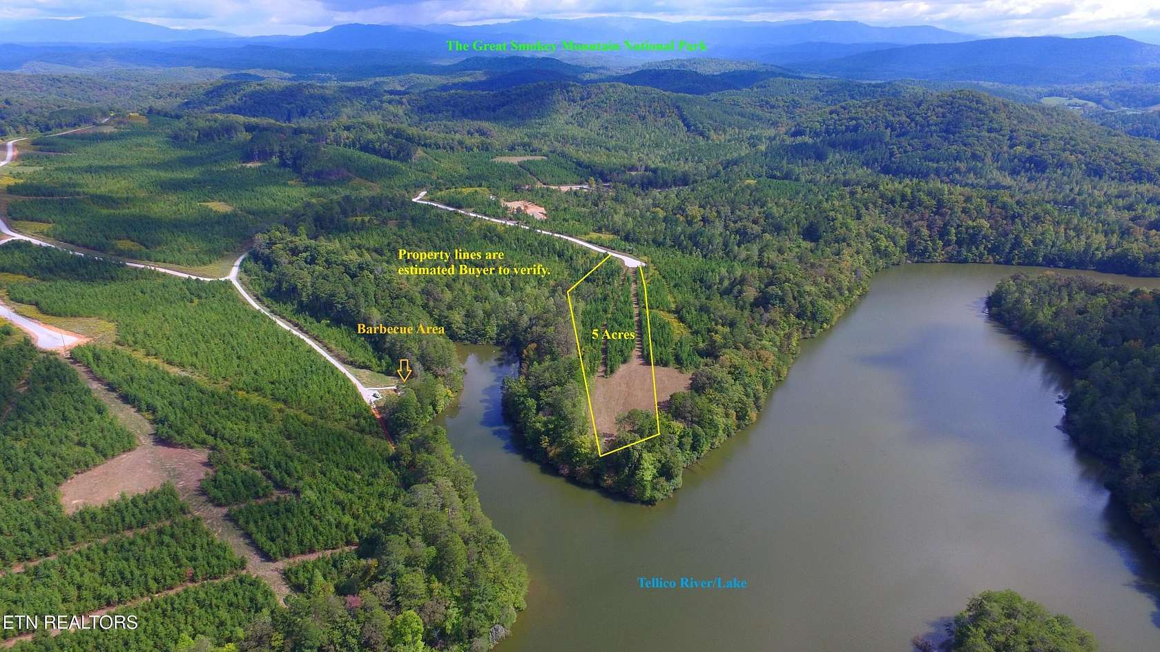 5 Acres of Residential Land for Sale in Vonore, Tennessee