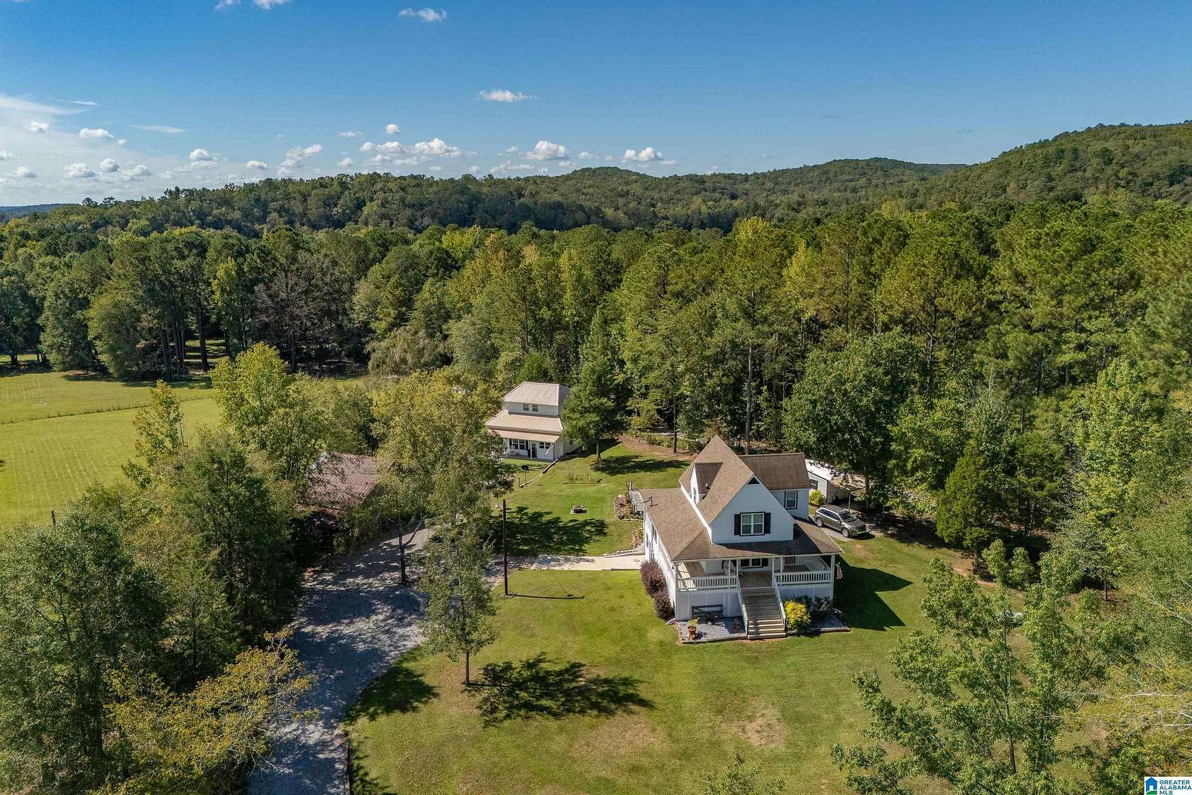 11.5 Acres of Land with Home for Sale in Columbiana, Alabama