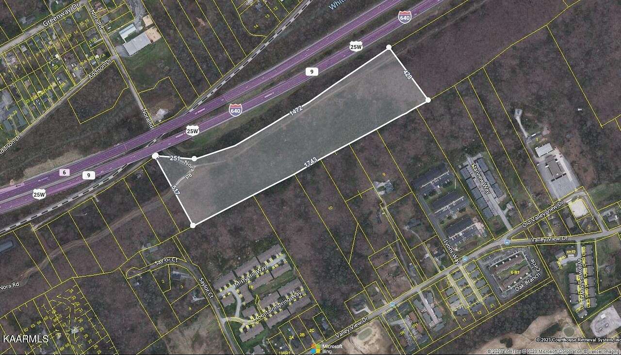 13.1 Acres of Land for Sale in Knoxville, Tennessee