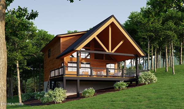 1.76 Acres of Residential Land with Home for Sale in Sevierville, Tennessee