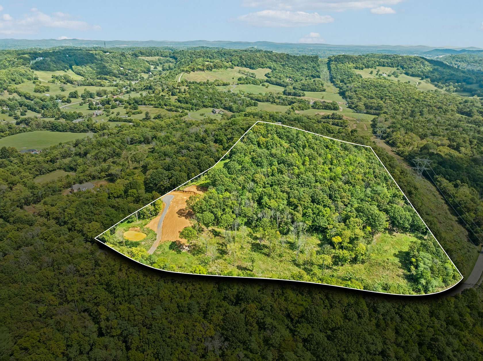 22.7 Acres of Land for Sale in College Grove, Tennessee