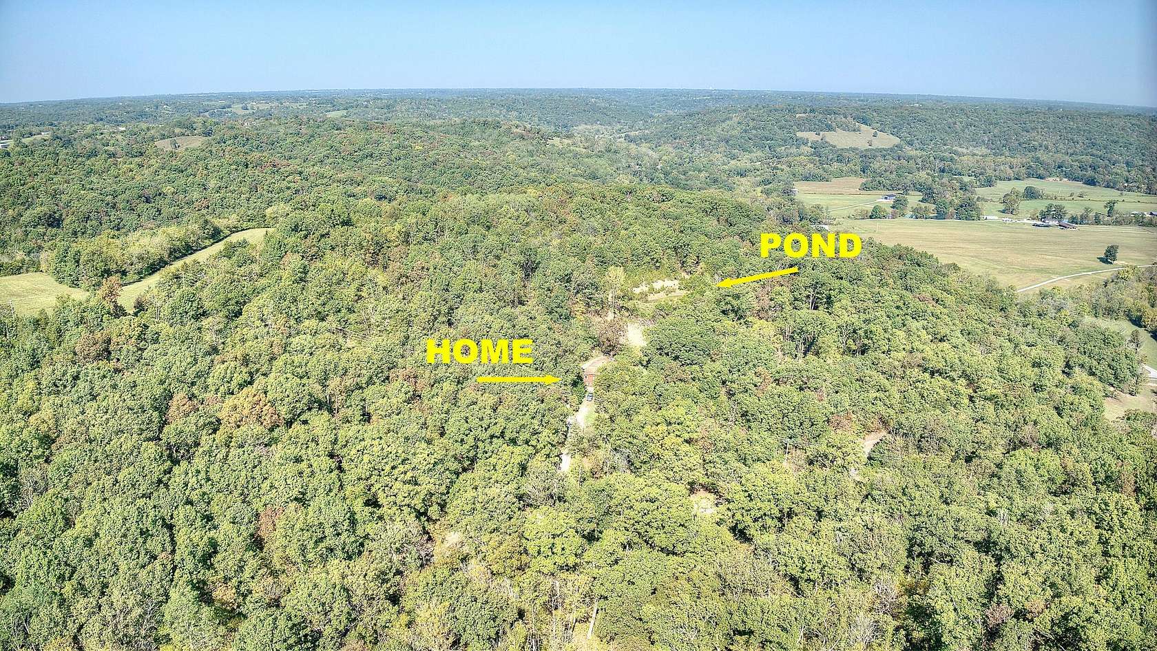 31.4 Acres of Recreational Land with Home for Sale in Morning View, Kentucky