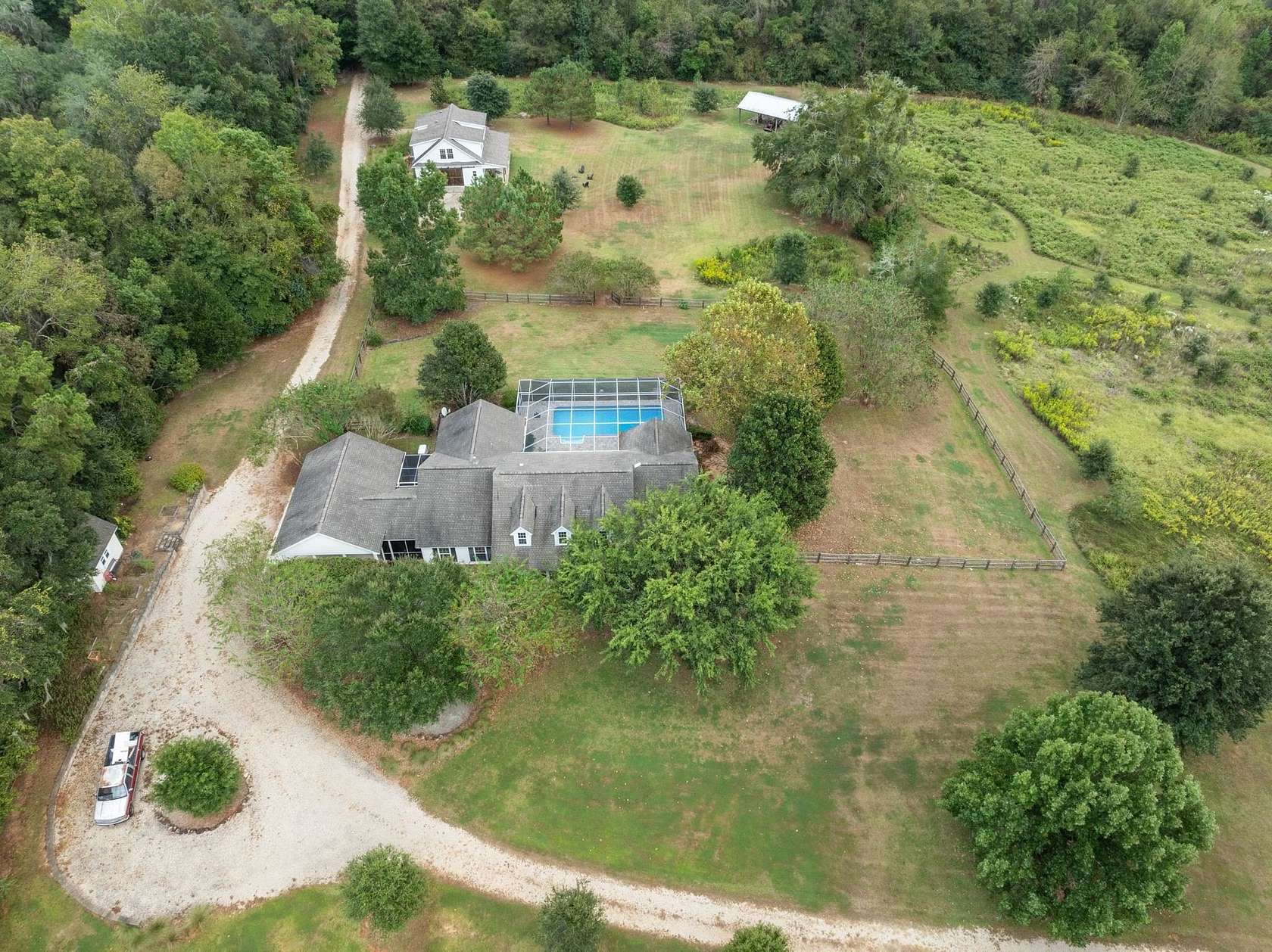 20.2 Acres of Agricultural Land with Home for Sale in Monticello, Florida