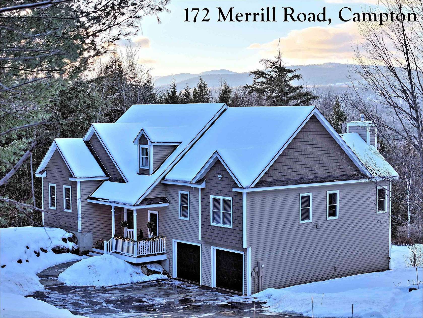 3.44 Acres of Residential Land with Home for Sale in Campton Town, New Hampshire