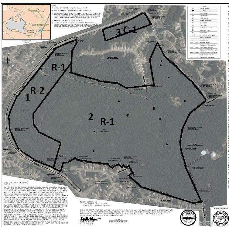 133 Acres of Land for Sale in Maumelle, Arkansas