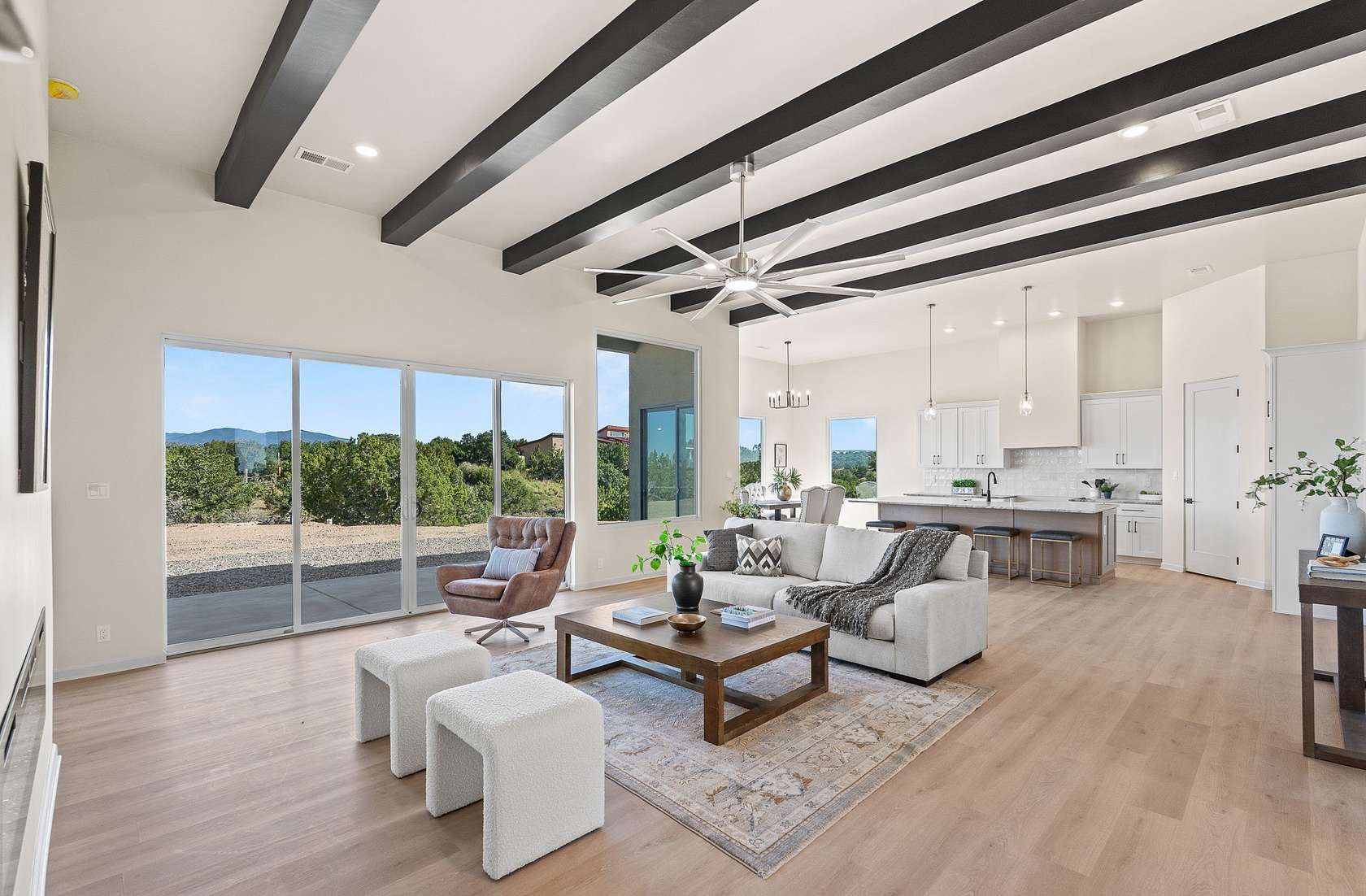 10 Acres of Land with Home for Sale in Lamy, New Mexico