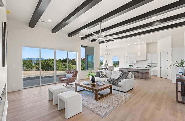 10 Acres of Land with Home for Sale in Lamy, New Mexico