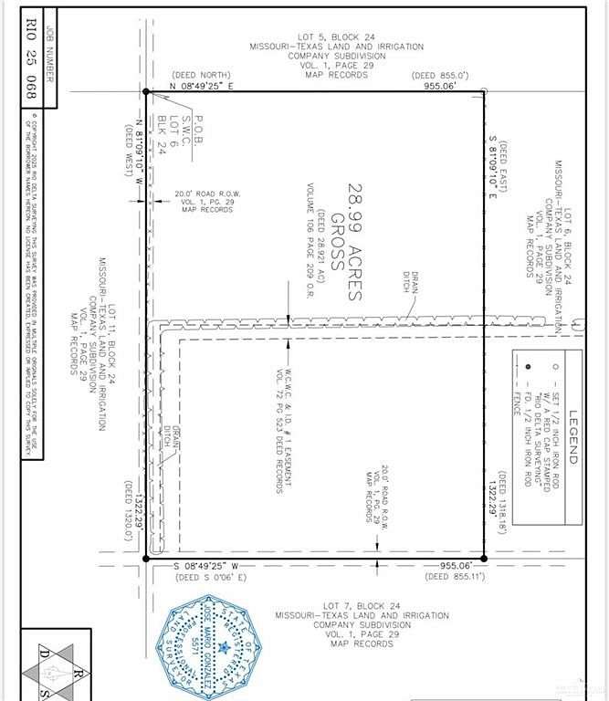 29 Acres of Recreational Land for Sale in Lyford, Texas