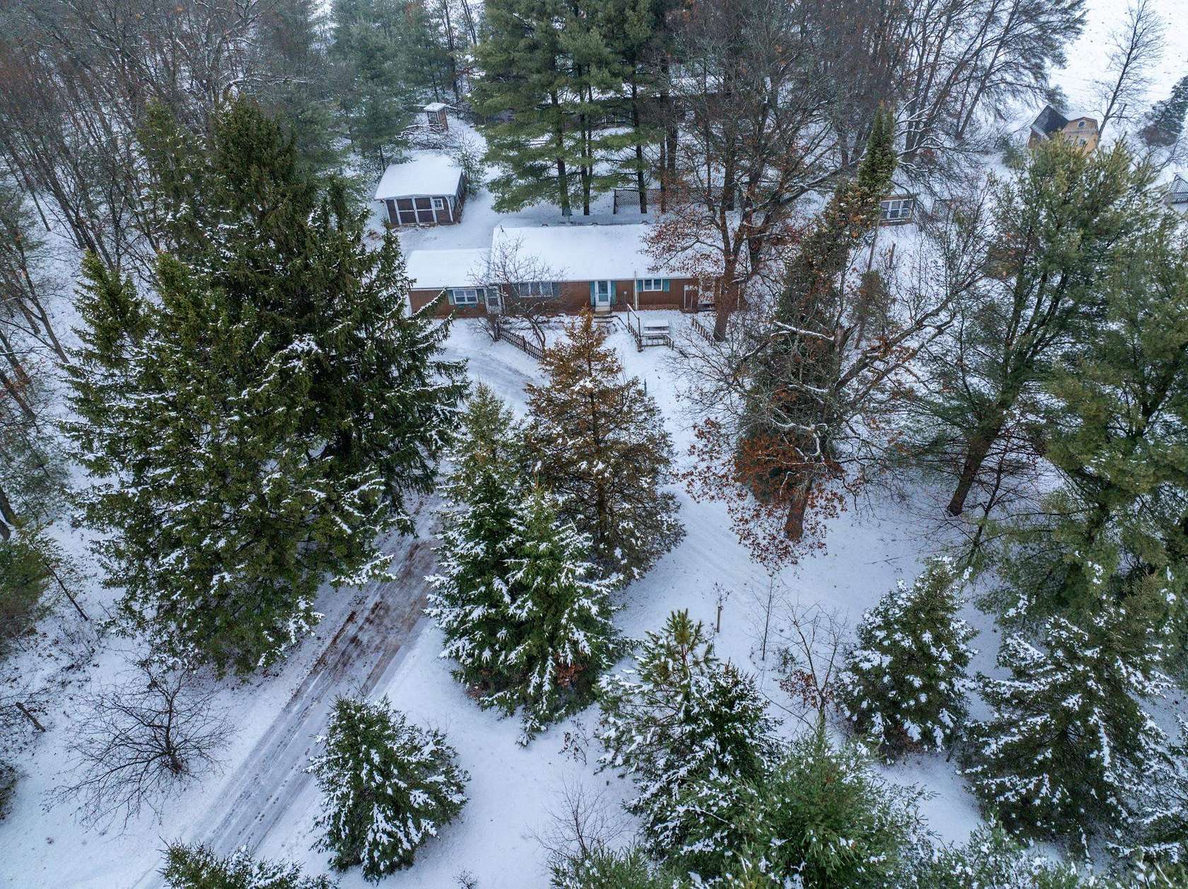 7.75 Acres of Residential Land with Home for Sale in Necedah, Wisconsin