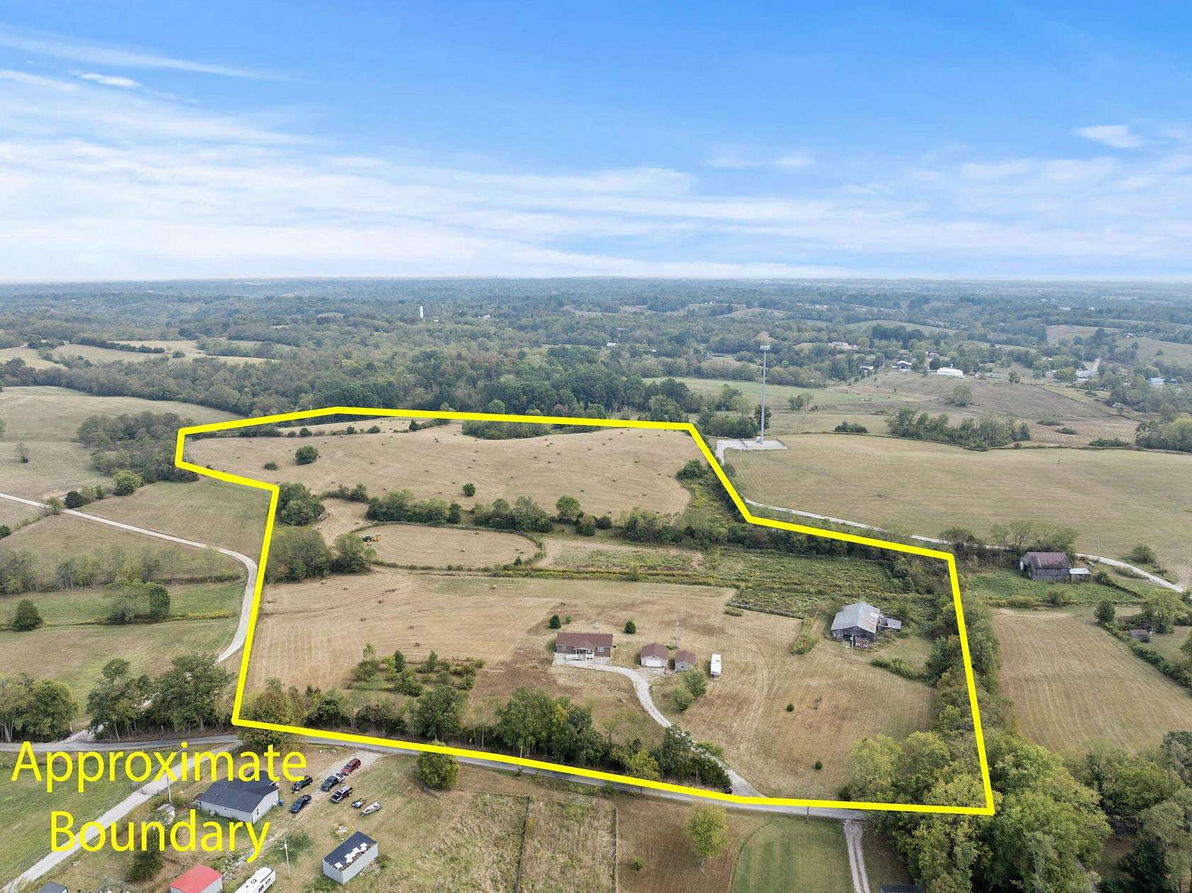 28.4 Acres of Land with Home for Sale in Cynthiana, Kentucky