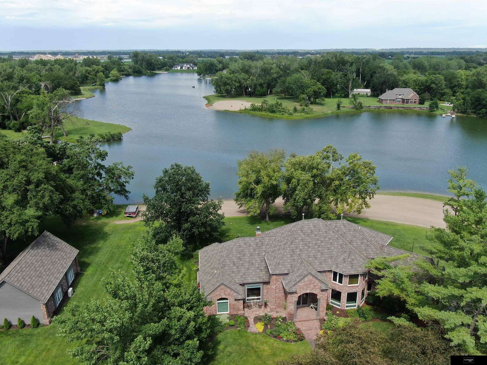 10.2 Acres of Land with Home for Sale in Waterloo, Nebraska