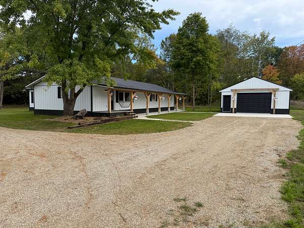 1.8 Acres of Residential Land with Home for Sale in Blanchard, Michigan