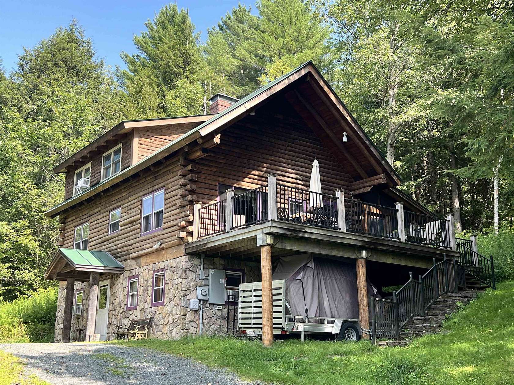 96.4 Acres of Recreational Land with Home for Sale in Hartford, Vermont