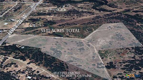 53 Acres of Land for Sale in Cedar Creek, Texas