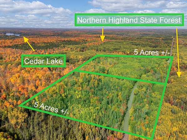 5 Acres of Recreational Land for Sale in Winchester, Wisconsin