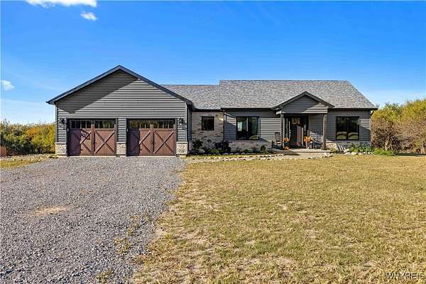 6 Acres of Land with Home for Sale in Attica, New York