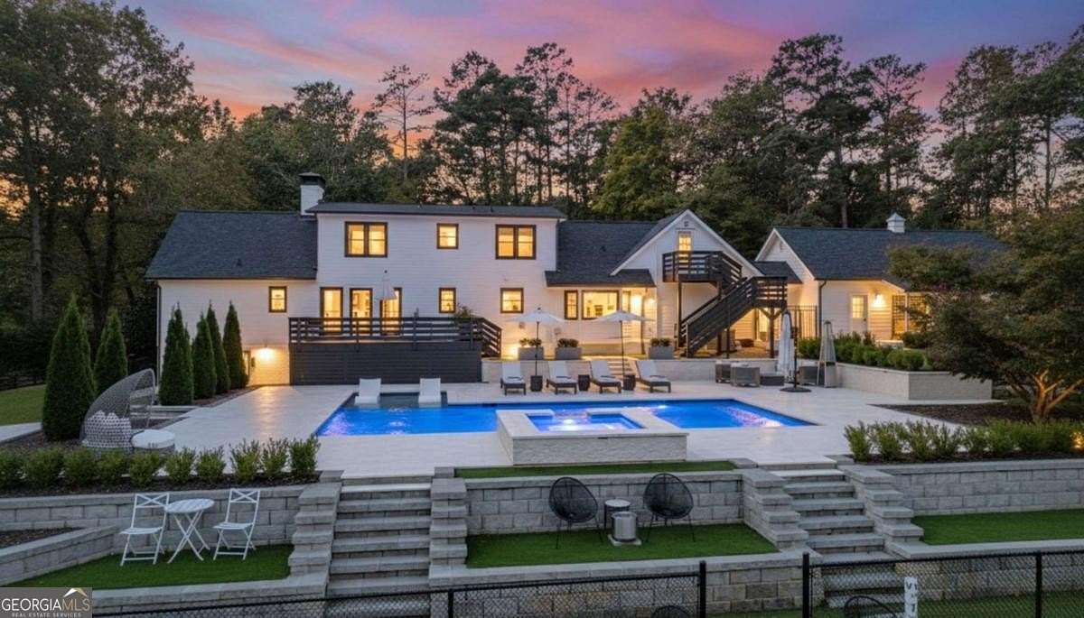 2.22 Acres of Residential Land with Home for Sale in Alpharetta, Georgia