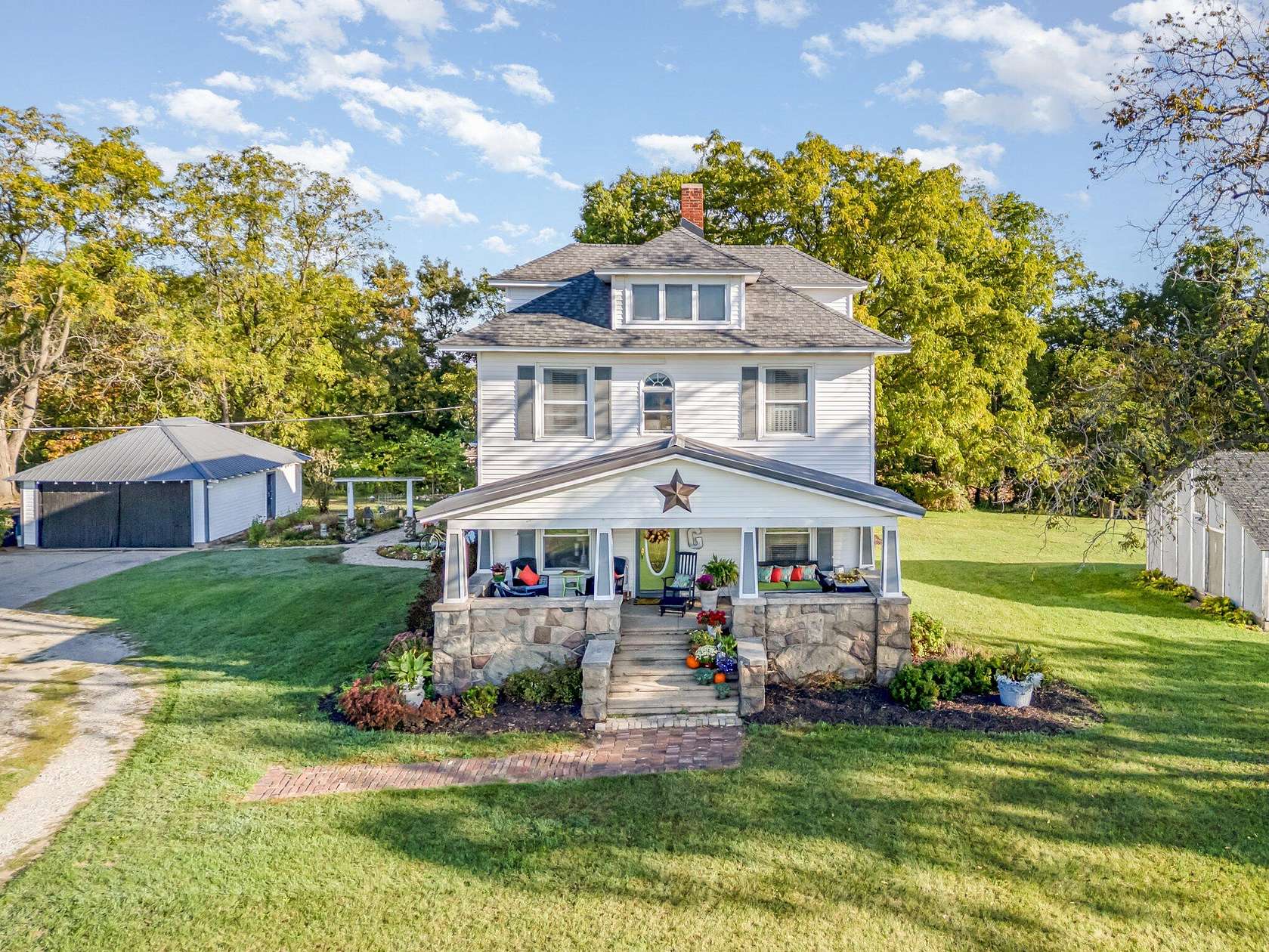 1.6 Acres of Residential Land with Home for Sale in Hamilton, Michigan