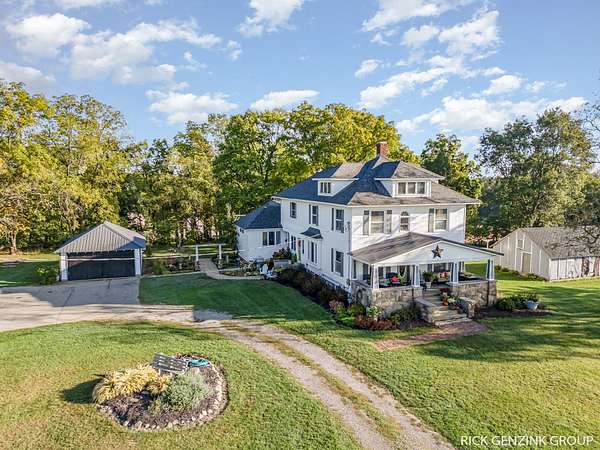 1.6 Acres of Residential Land with Home for Sale in Hamilton, Michigan