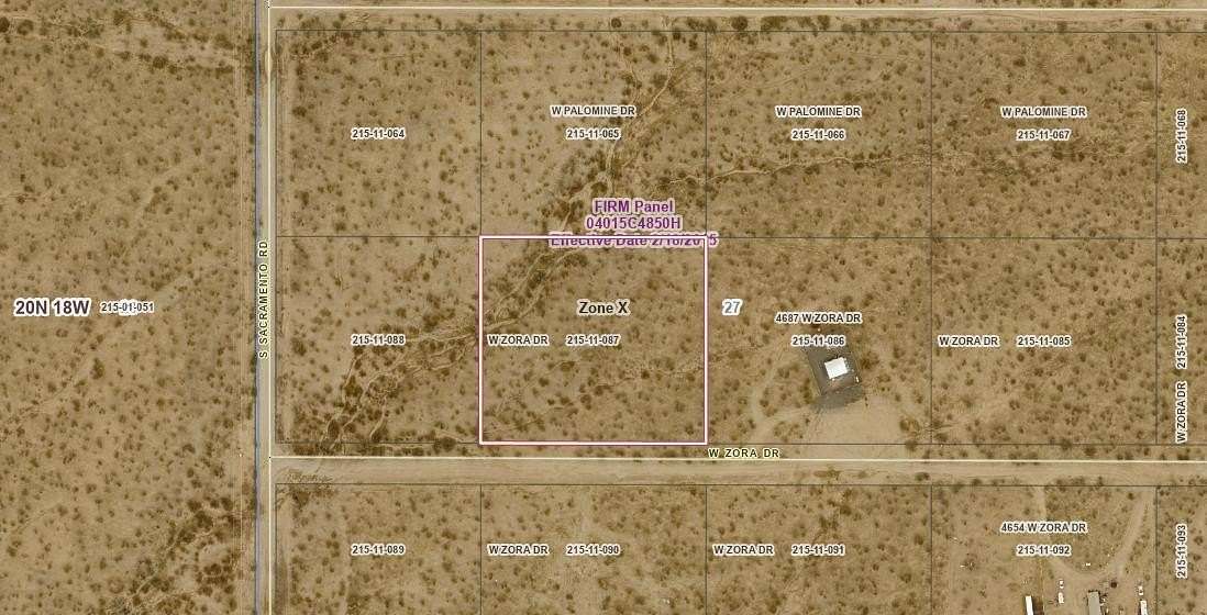2.27 Acres of Land for Sale in Golden Valley, Arizona