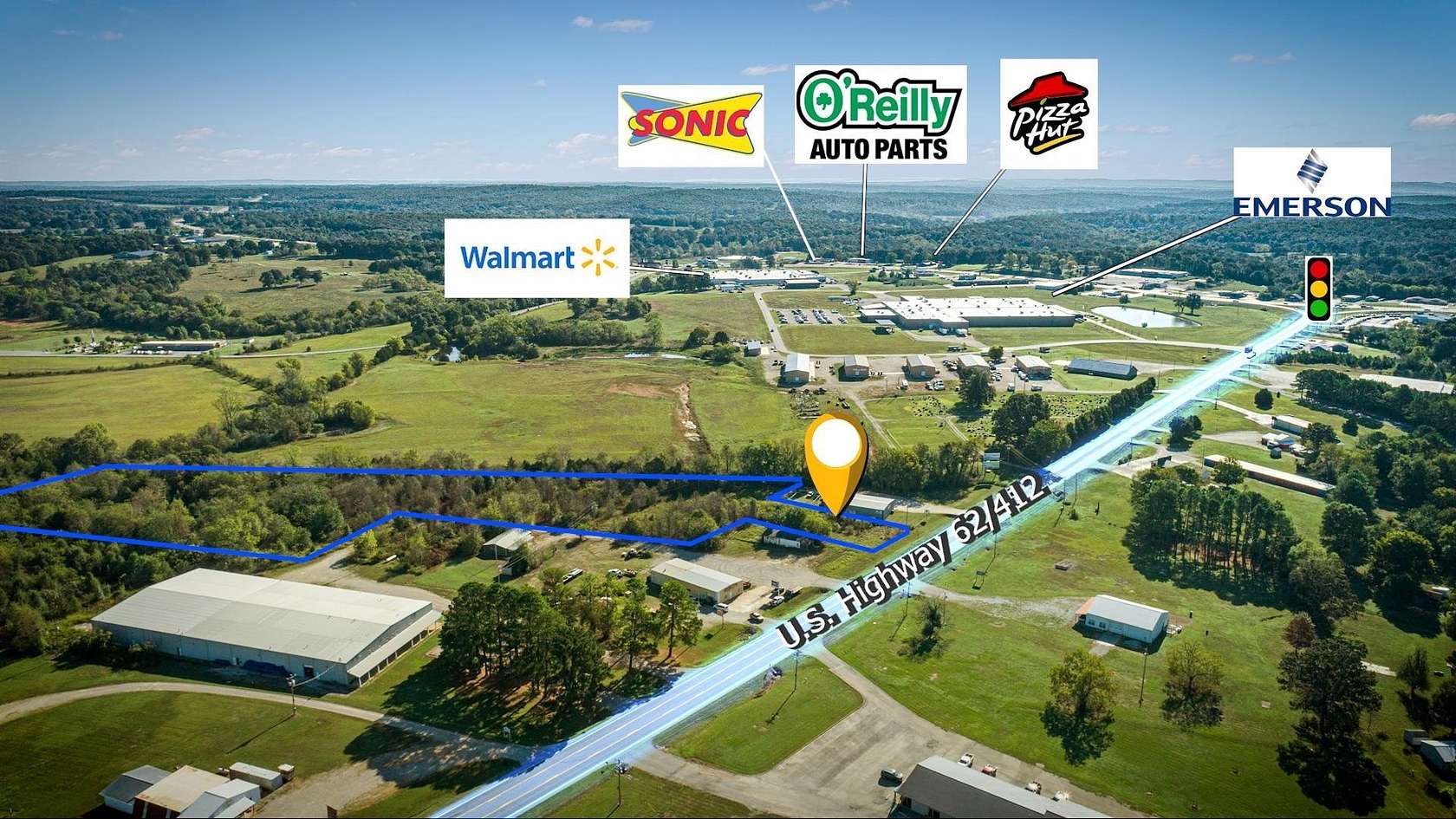 5.37 Acres of Improved Mixed-Use Land for Sale in Ash Flat, Arkansas