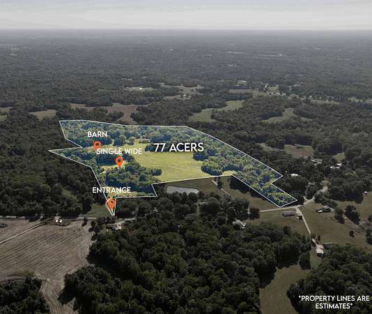 77 Acres of Land for Sale in Ripley, Tennessee
